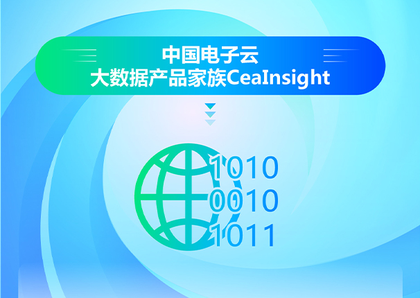 一图看懂中国电子云大数据产品家族CeaInsight
